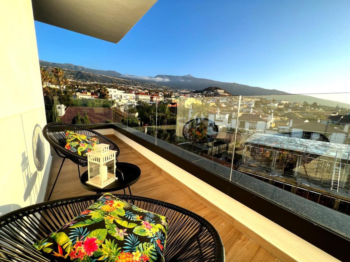 Lujoso Apartamento Completo, Piscina, Terraza Con Vistas Al Teide Puerto de la Cruz  Exterior photo