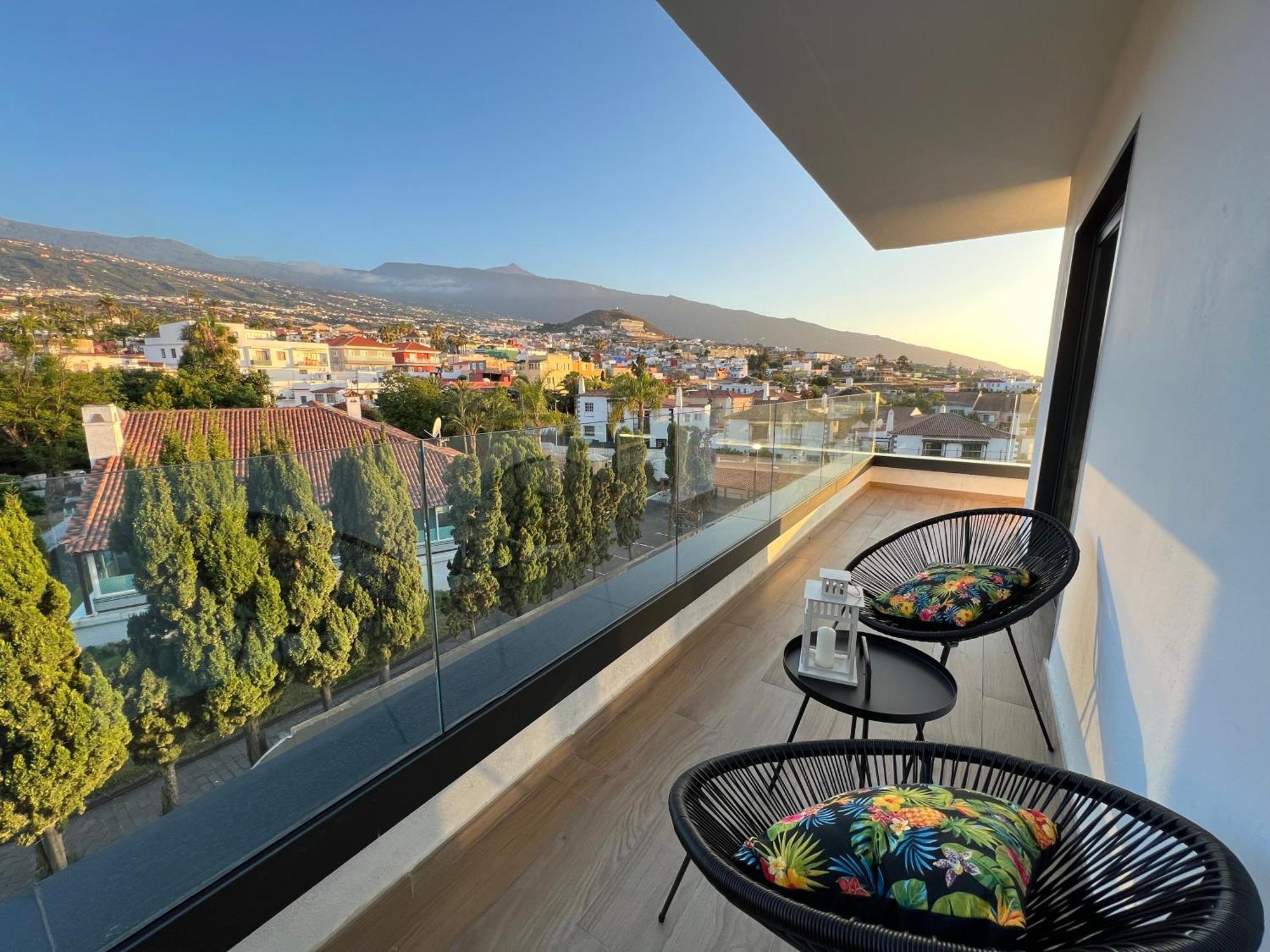 Lujoso Apartamento Completo, Piscina, Terraza Con Vistas Al Teide Puerto de la Cruz  Exterior photo